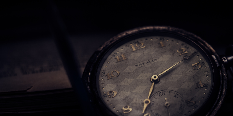 Image of a haunted clock